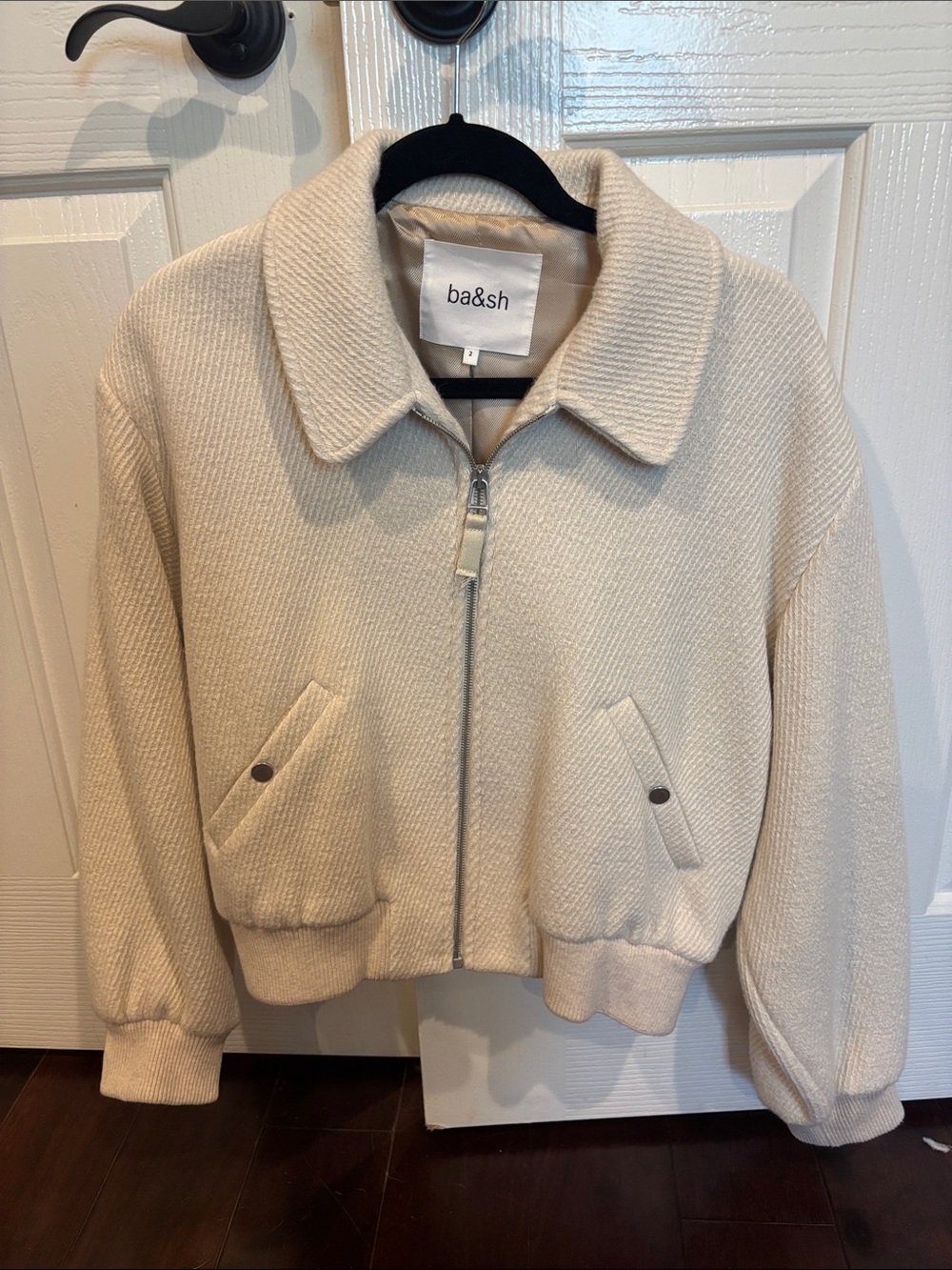 Bash textured bomber jacket